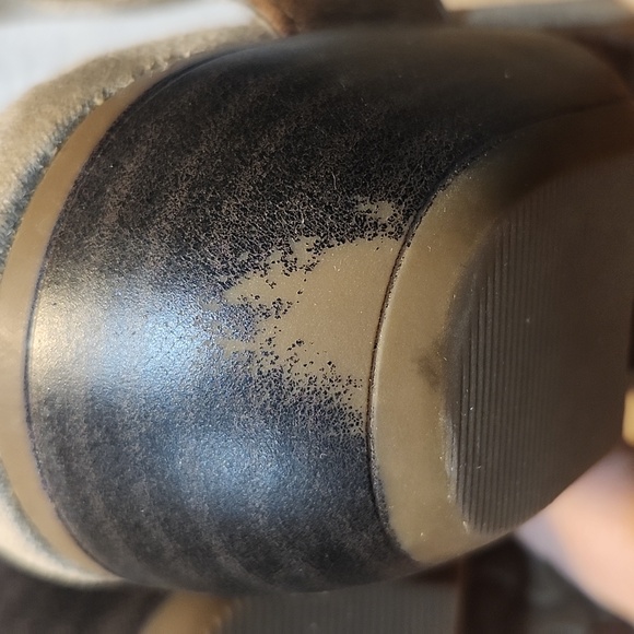 Taos Faith‎ Women's Brown Leather Slingback Low Heel Closed Toe Shoes Size 39 - Picture 15 of 16